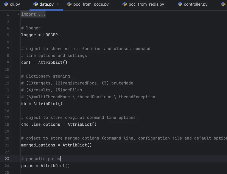 pocsuite3安全工具源码分析项目结构AttribDict类解析地址处理代码分析动态poc加载多线程与输出加载
