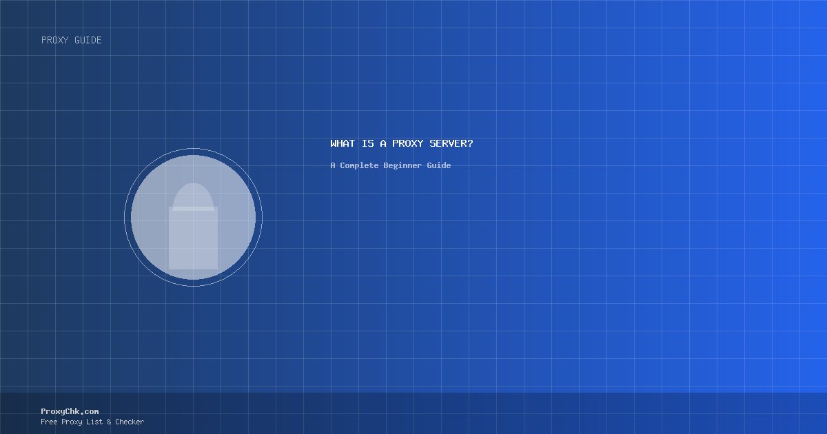What Is a Proxy Server? A Complete Beginner Guide (2026)